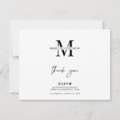 Minimale Logo Epoxy Resin Care Instructions Bedankkaart (Achterkant)