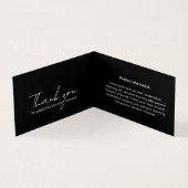 Minimale Logo QR-code gevolgd door Label Kaart han (Binnen)