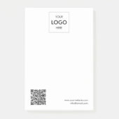 Minimale logo QR-code Post-it® Notes (Voorkant)