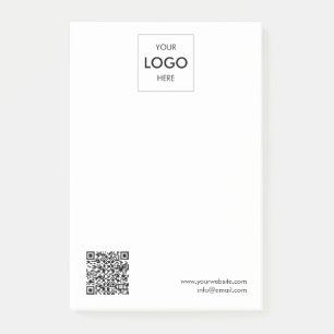 Minimale logo QR-code Post-it® Notes