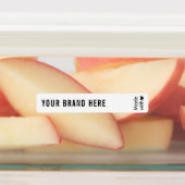 Minimale Logo Tamper Proof Skinny Waterproof Label (Aangebracht)