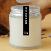 Minimale Logo Tamper Proof Skinny Waterproof Label