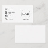 Minimale Logo Visitekaartje (Voorkant / Achterkant)