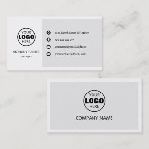 Minimale Logo Visitekaartje