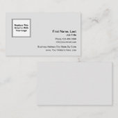 Minimale Logo Visitekaartjes (Voorkant / Achterkant)