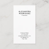 Minimale Logo voor aangepast bedrijf Visitekaartje (Achterkant)