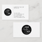 Minimale Logo voor aangepaste bedrijven Visitekaartje (Voorkant / Achterkant)