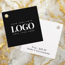 Minimale Logo voor zwart-witgebruik Bedankjes Labels