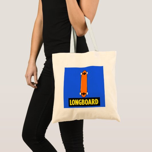 Minimale Longboard  Tote Bag (Voorkant (product))