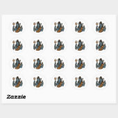"Minimale Lord Shiva Sticker – Driehoek, Slang (Vel)