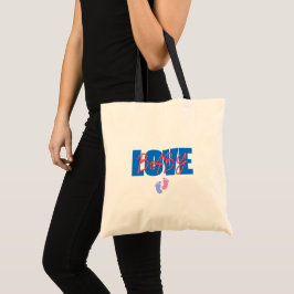 Minimale Love Baby douche-tas Tote Bag