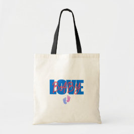 Minimale Love Baby douche-tas Tote Bag