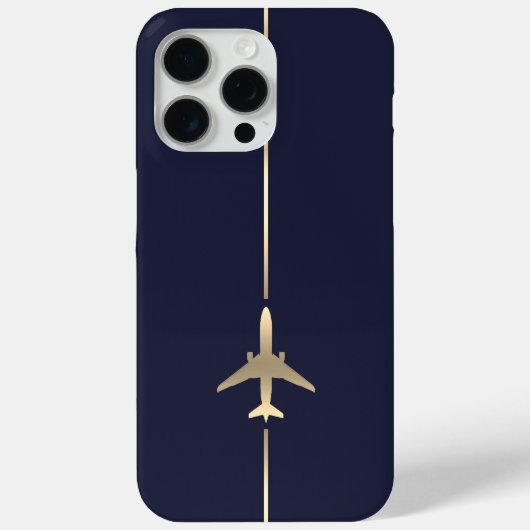 Minimale luchtvaart Case-Mate iPhone case (Achterkant)
