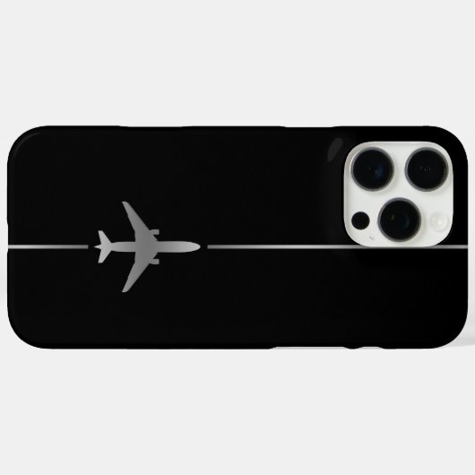 Minimale luchtvaart Case-Mate iPhone case (Achterkant (horizontaal))