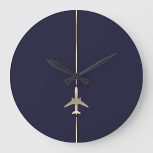 Minimale luchtvaart grote klok