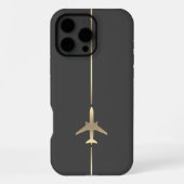 Minimale luchtvaart iPhone hoesje (Achterkant)