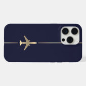 Minimale luchtvaart iPhone hoesje (Achterkant horizontaal)