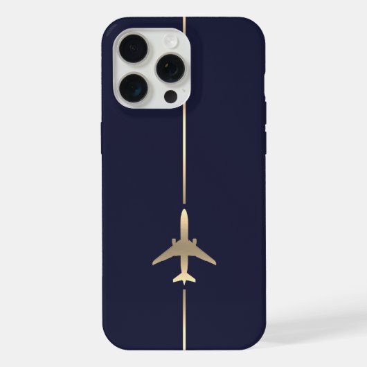 Minimale luchtvaart iPhone hoesje (Achterkant)