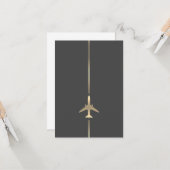 Minimale luchtvaart kaart (Voorkant / Achterkant in situ)