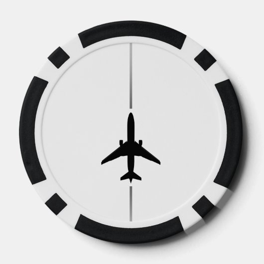 Minimale luchtvaart poker chips (Achterkant)