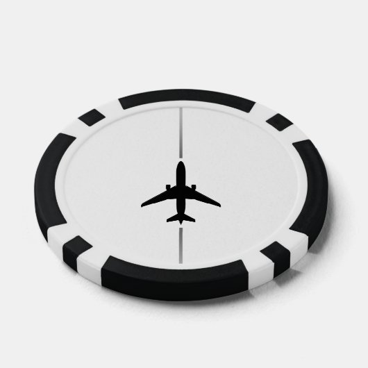 Minimale luchtvaart poker chips (Enkel)