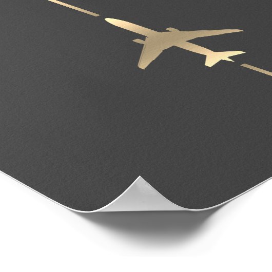 Minimale luchtvaart poster (Hoek)