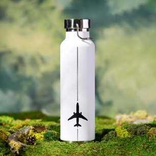 Minimale luchtvaart waterfles