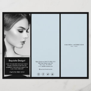 Minimale Luxale Boutique Black/Blue Brochure
