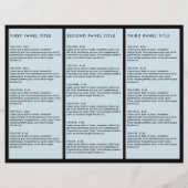 Minimale Luxale Boutique Black/Blue Brochure (Achterkant)
