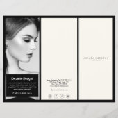 Minimale Luxale Boutique Black/Ivory Brochure (Voorkant)