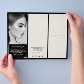 Minimale Luxale Boutique Black/Ivory Brochure (Hand)