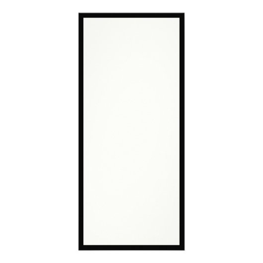 Minimale Luxale Boutique Black/Ivory Reclamekaart (Achterkant)