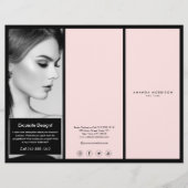 Minimale Luxale Boutique Black/Roze brochure (Voorkant)