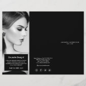 Minimale Luxale Boutique Black/White Brochure (Voorkant)
