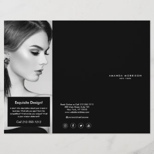 Minimale Luxale Boutique Black/White Brochure