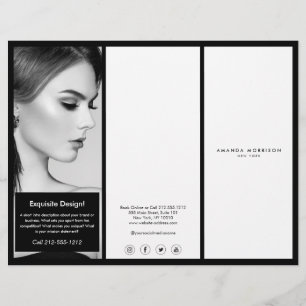 Minimale Luxale Boutique Black/White Brochure