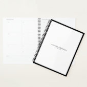 Minimale luxe Boutique Black/White Appointment Planner (Display)