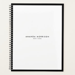 Minimale luxe Boutique Black/White Appointment Planner