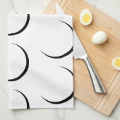 Minimale maankeukenhanddoek theedoek (Quarter Fold)