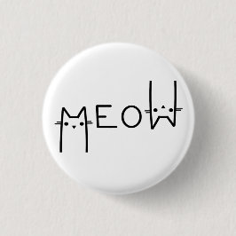 Minimale maanopkomst-lijnvoering ronde button 3,2 cm