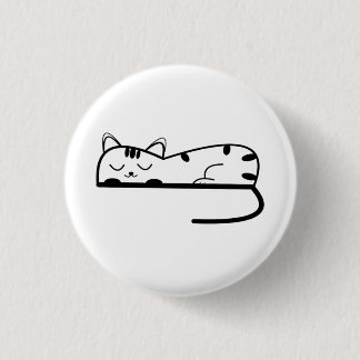 Minimale maanopkomst-lijnvoering ronde button 3,2 cm