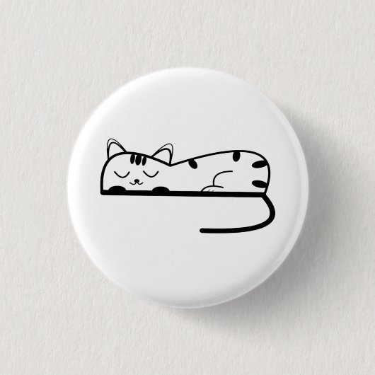 Minimale maanopkomst-lijnvoering ronde button 3,2 cm (Voorkant)