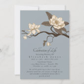 Minimale Magnolia Celebration of Life Funeral (Voorkant)