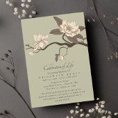 Minimale Magnolia Celebration of Life Funeral