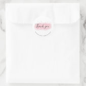 Minimale Make-up Artist Bedankt Sticker (Tas)