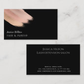 Minimale make-up paletpenseelstreken visitekaartje (Voorkant / Achterkant)