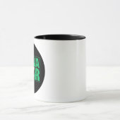 Minimale Mama Beer Typografie Kunst Mok (Midden)