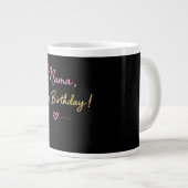 Minimale Mama Verjaardagscadeau Grote Koffiekop (Voorkant rechts)