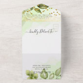 Minimale Manuscript die allen in één Uitnodiging b (Buitenkant)