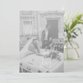 Minimale Manuscript Vlek sparen de datum Kaart (Staand voorkant)